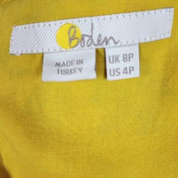 Boden Feminine Violet Floral Square Neck Pockets Midi Dress Honeycomb US 4P - Picture 10 of 12